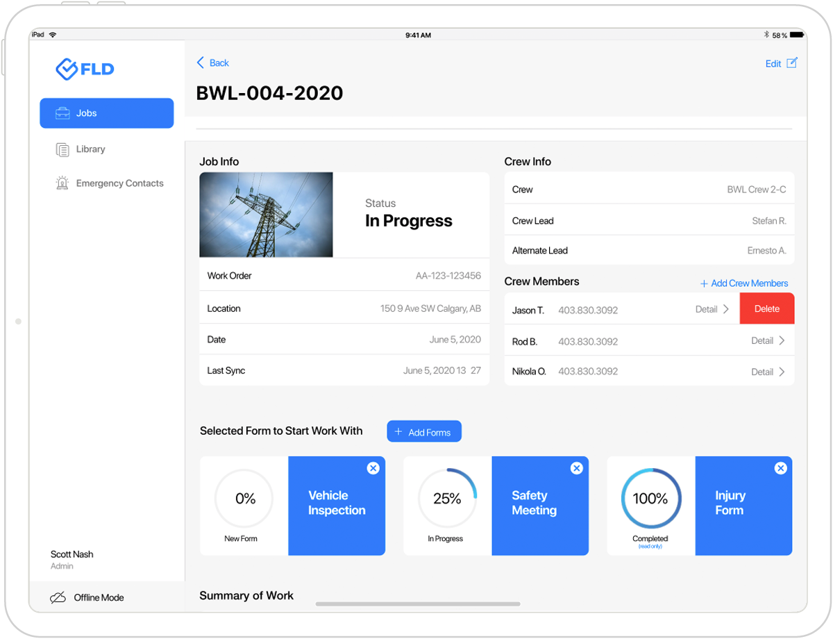 New, application forms